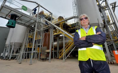 Chicken manure power as Oakland Farm Eggs unveils green energy plant